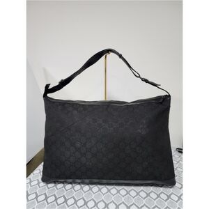 Gucci GG Nylon Duffle Bag Black
